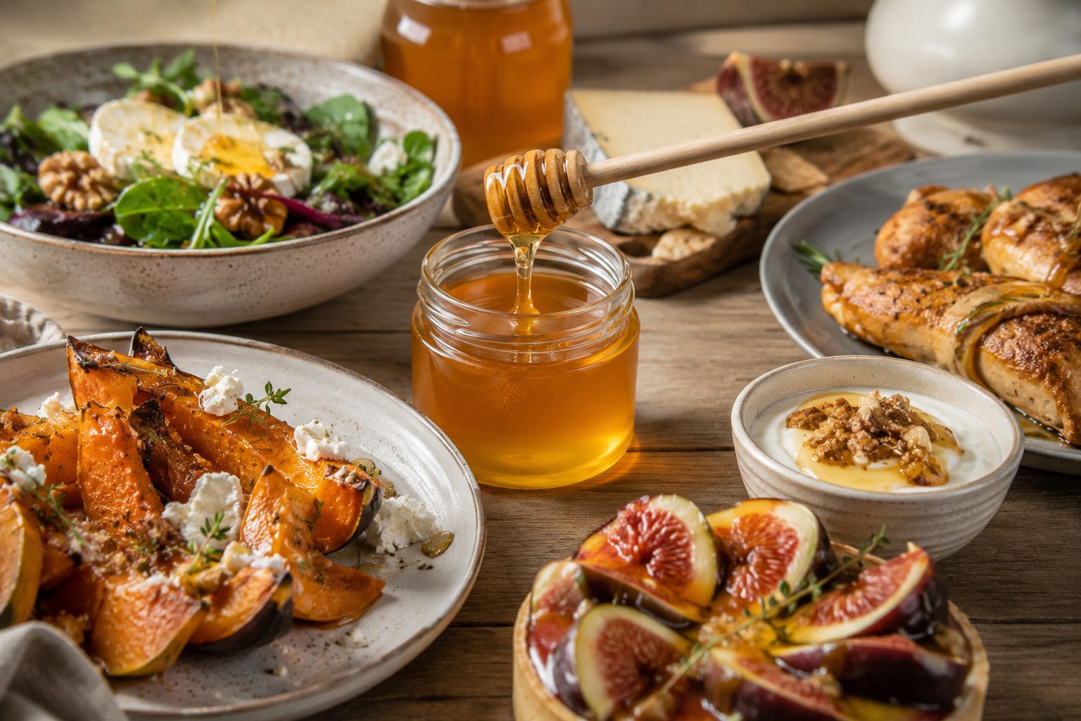 Honig in Speisen – Nicht nur auf dem Brot köstlich